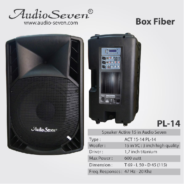 Speaker Aktif Audio Seven 15-14 PL-14 15in