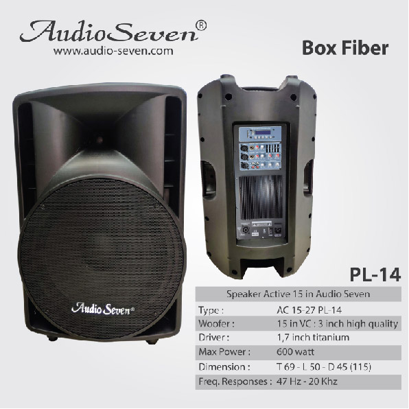 Speaker Aktif Audio Seven 15-27 PL-14 15in