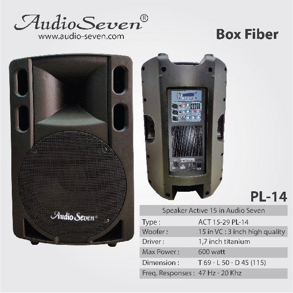 Speaker Aktif Audio Seven 15-29 PL-14 15in