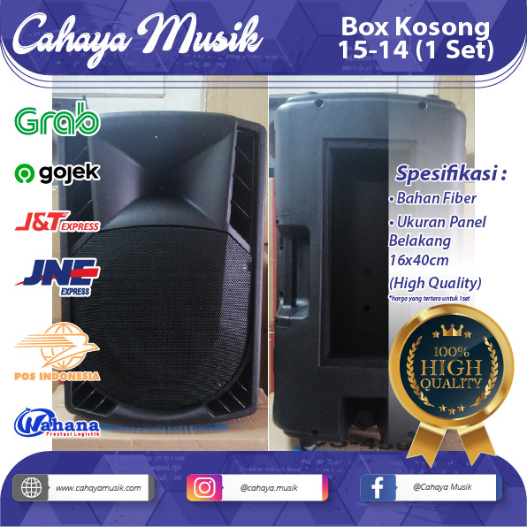 Box Speaker Kosong type 15 in model 15 - 14 Set