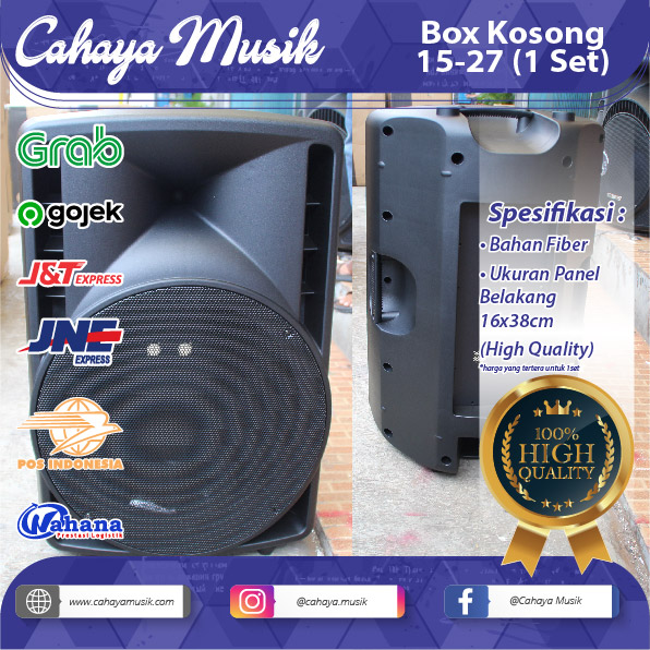 Box Speaker Kosong type 15 in model 15 - 27 Set
