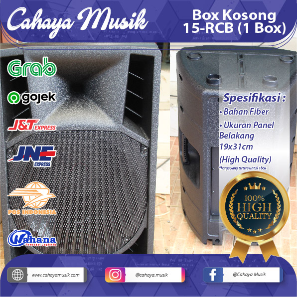 Box Speaker Kosong type 15 in model 15 - RCB