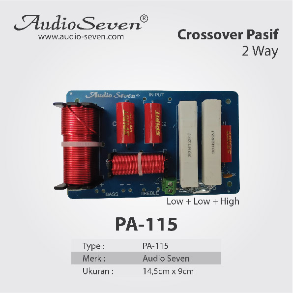 Crossover Pasif 2 Way PA 115