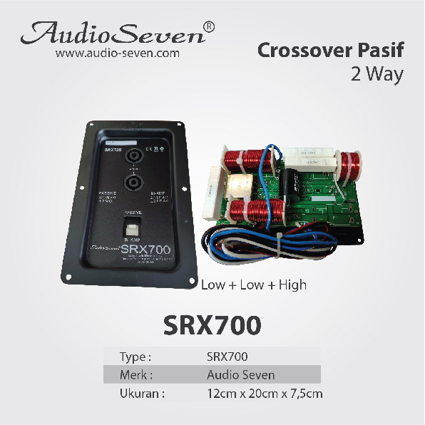 Crossover Pasif 2 Way SRX 700