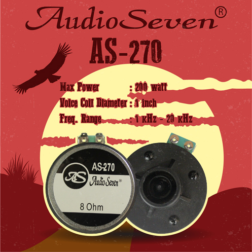 Driver / Tweeter Audio Seven AS-270