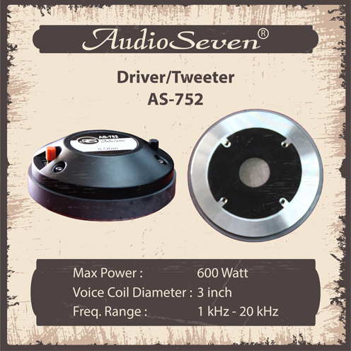 Driver / Tweeter Audio Seven AS-752