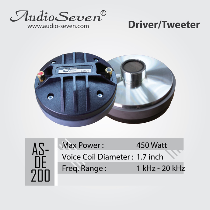 Driver / Tweeter Audio Seven AS-DE200