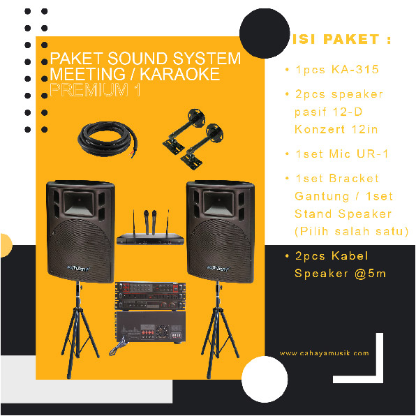 Paket Sound Meeting / Karaoke Premium 2