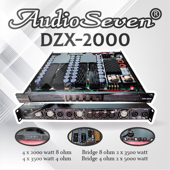 Power Amplifier AudioSeven DZX-2000