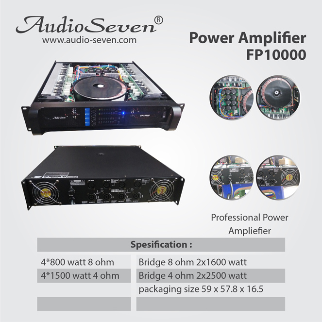 Power Amplifier AudioSeven FP10000