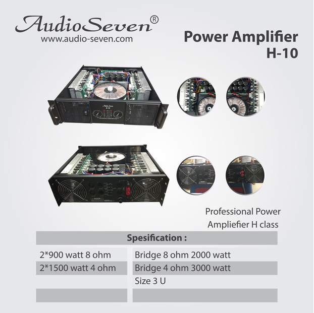 Power Amplifier AudioSeven H-10