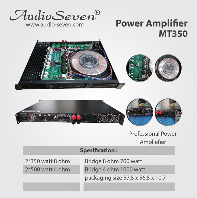 Power Amplifier AudioSeven MT350