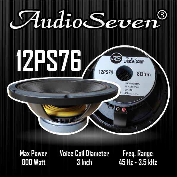 speaker audio seven 12 inch