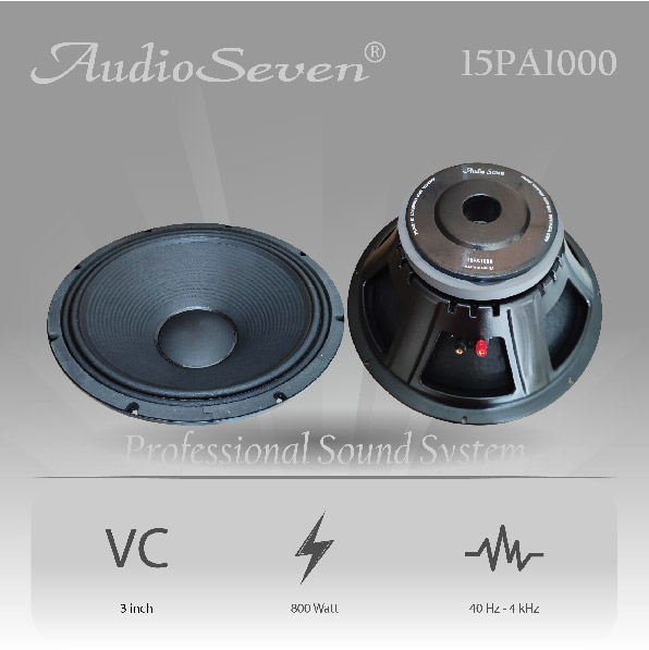 speaker 15 inch audio seven